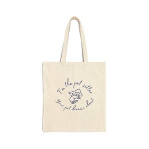 Pet Sitter gift shopping bag - Dog sitter tote bag - Perfect gift for pet sitters - Best pet sitter gift - Funny tote bag for pet sitters