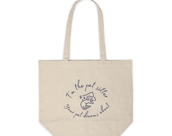 Pet Sitter gift shopping bag - Dog sitter tote bag - Perfect gift for pet sitters - Best pet sitter gift - Funny tote bag for pet sitters
