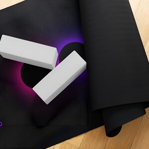 Chakra and Eclipse Customized Yoga Mat - Perfect Wellness Gift for Her and Him