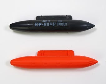 3D Printed Replacement Drop Tank Fuel Tank for 1989 Gi Joe Night Boomer