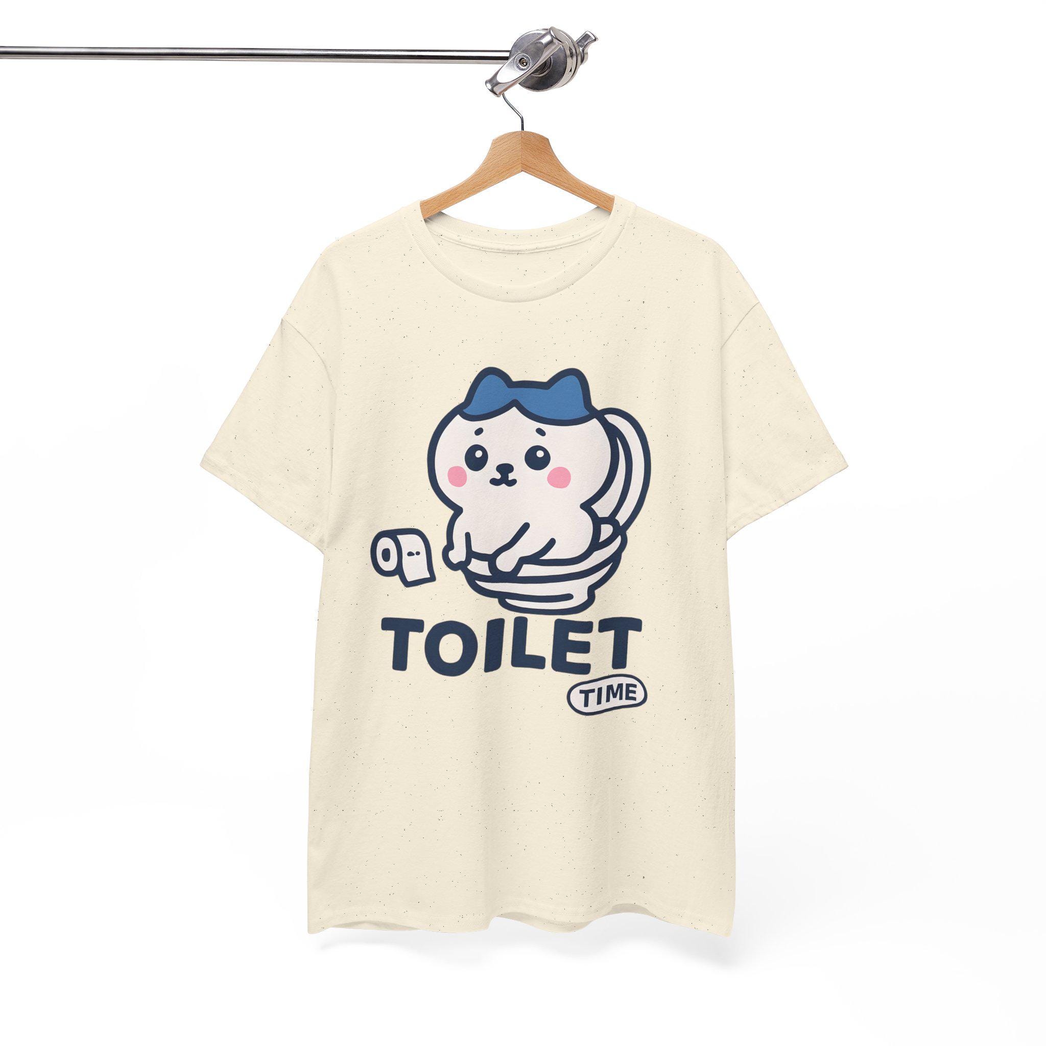 Chiikawa Hachiware Toilet Time T-shirt Chiikawa Toilet Shirt Radko