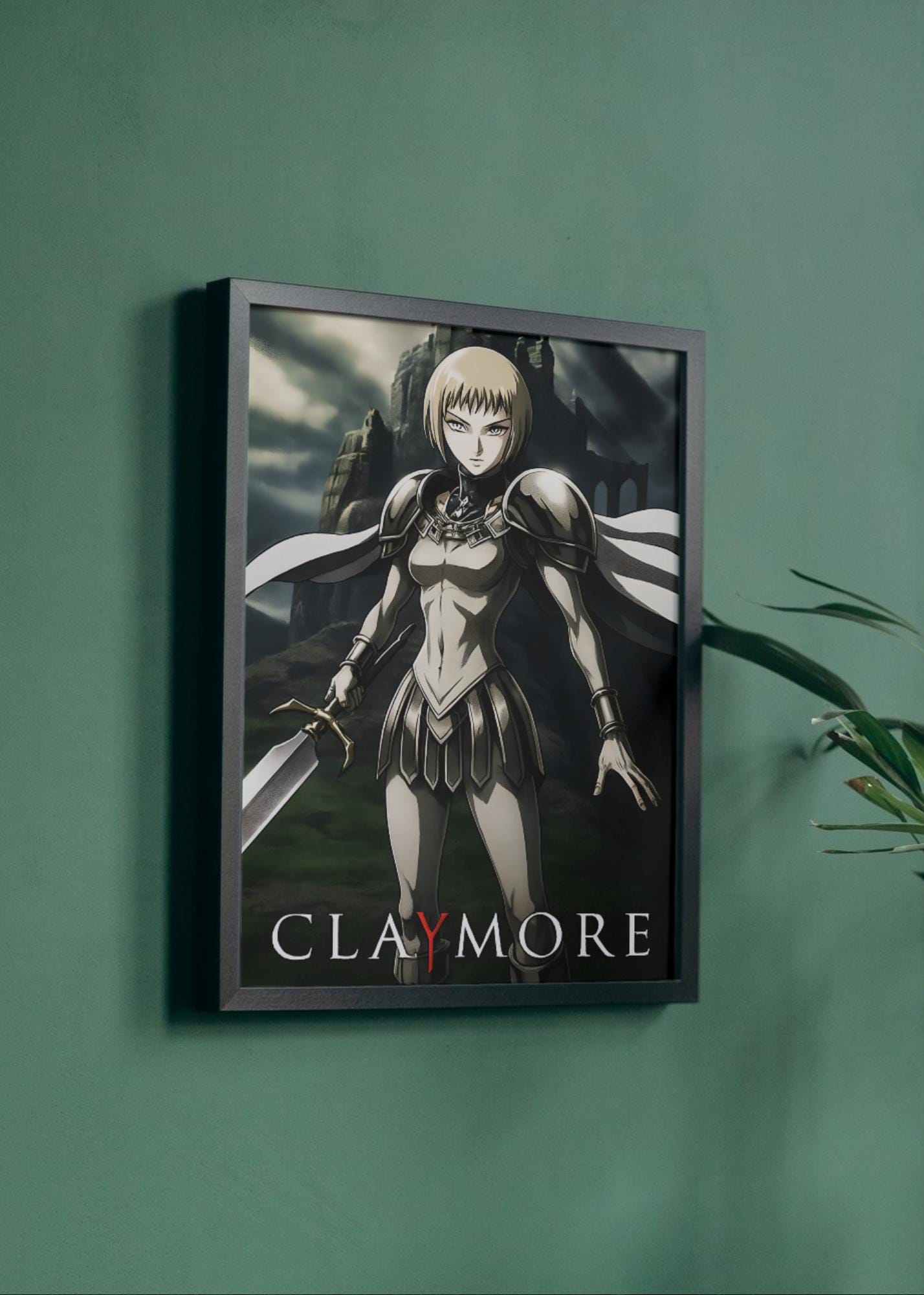 Claymore Anime Poster, Clare the Warrior Art (digital Download) - Etsy