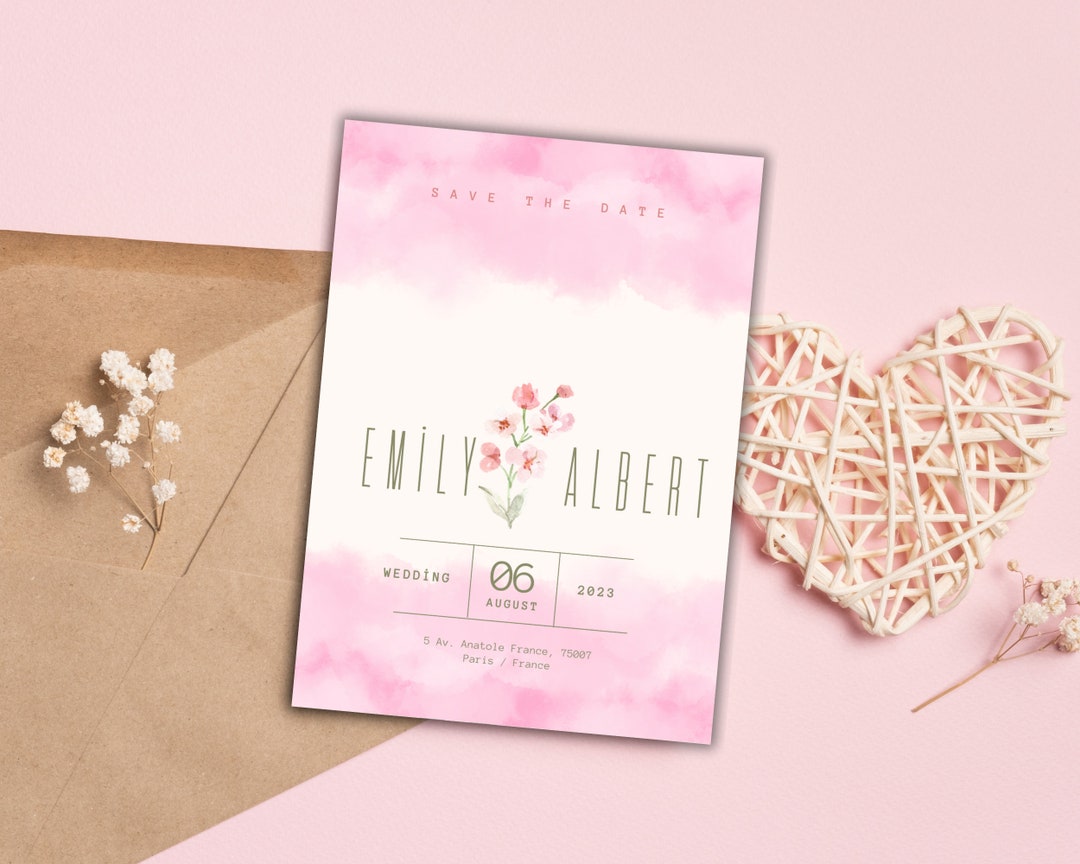 Digital Wedding Card/editable Wedding Card/downloadable Etsy Digital Wedding Card/editable Wedding Card/downloadable Etsy