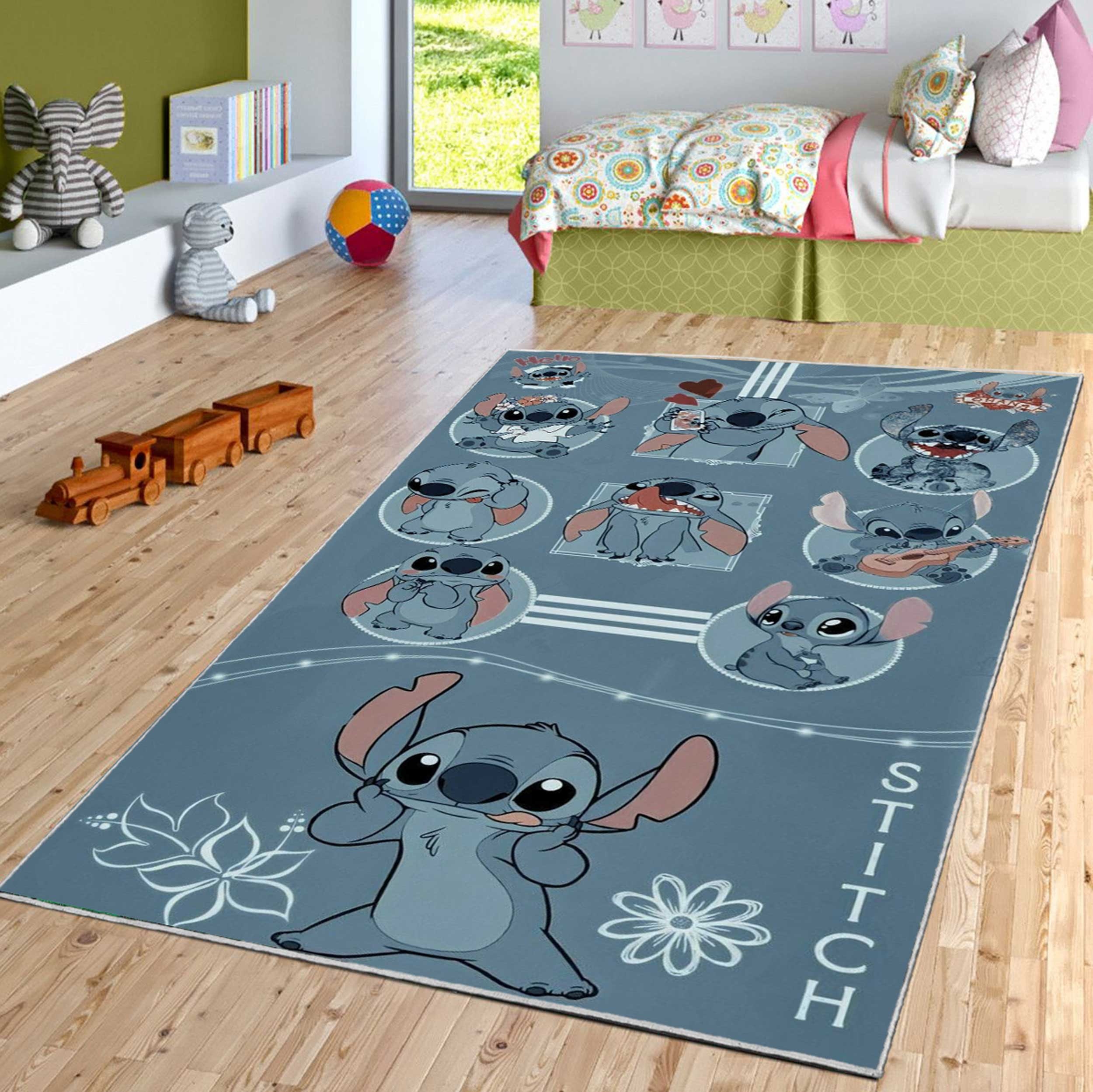 Tapis noël stitch • Tapis Modernes