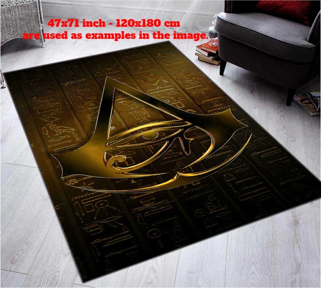 Eye of Horus Rug,eye of Rug, Ra Eye Pattern Rug, Psychadelic Rug ...