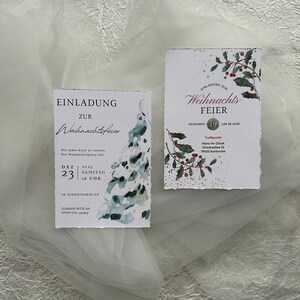Festliche Einladung: Verbreite Weihnachtszauber mit unserer Exklusiven Weihnachtsfeierkarte Christmas Party