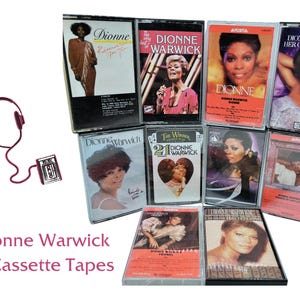 Dionne Warwick, 10 Cassette Tapes, R&B Music, Soul Music, Playing Cassette Tapes