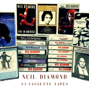 Neil Diamond, 23-Pack, Cassette Tapes, 80s Cassette Tapes, 1970s Music, Playing Cassette Tapes, Sweet Caroline