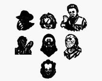 Halloween Horror Charaktere SVG und DXF Dateien