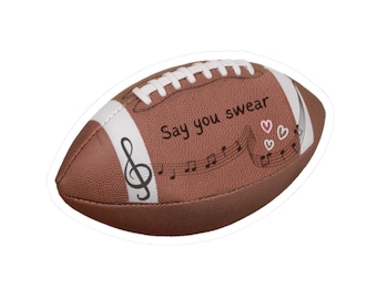 Say you swear sticker