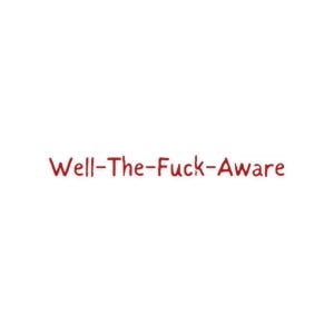 Well-The-Fuck-Aware Onyx Storm Sticker image 1