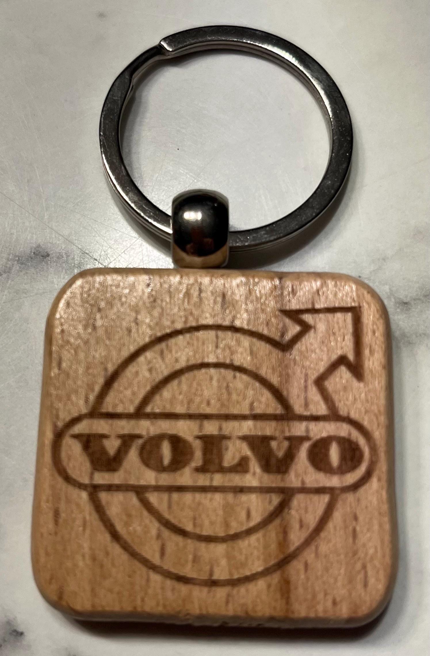 Luxury Leather SAAB Inspired Keyrings And Accessories