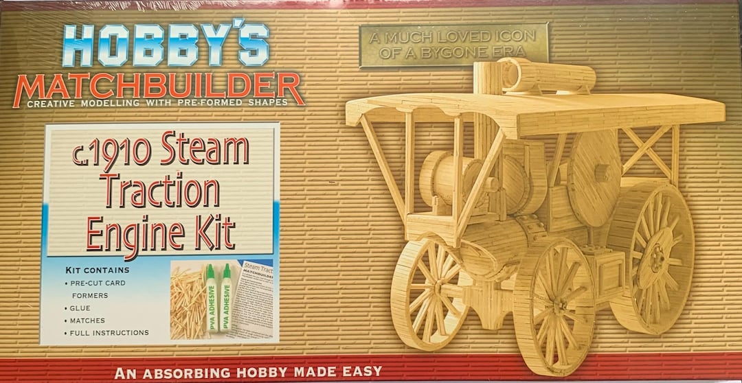 Matchstick Kit Traction Engine Etsy