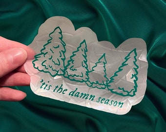 The Damn Season - Inspired Suncatcher - The Damn Season - Window Cling - Handcrafted Decor - Radiant Rainbow - Sunshine and Sparkles - Holo