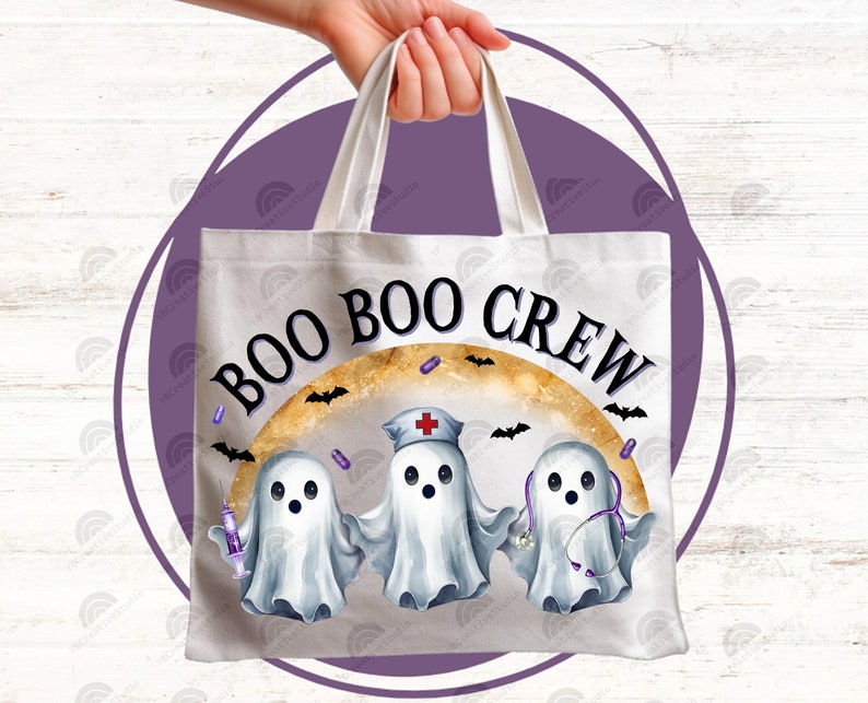 Boo Boo Crew Png, Ghost Nurse Png, Nurse Halloween Png, Halloween Png ...