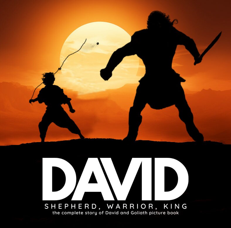 David and Goliath for Kids Storybook, Square Paperback, Children's Book ...