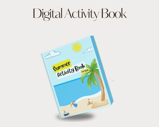 Digital Summer Colouring Book for Kids