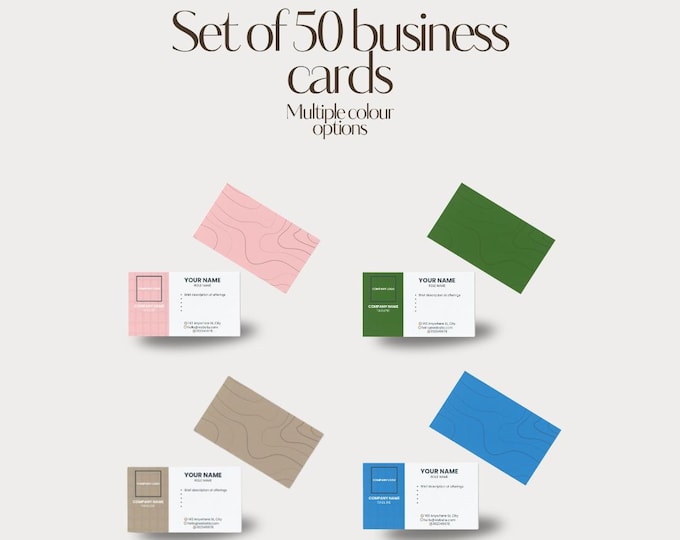 Pack of 50 - Custom Business Cards