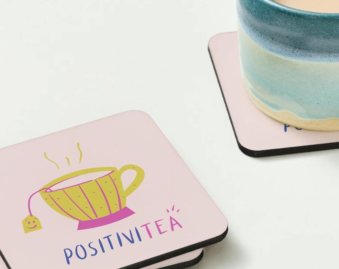 Positive "POSITIVI-TEA" Coaster