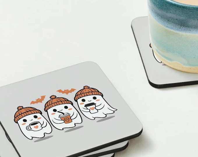 Cute Ghosts Coaster
