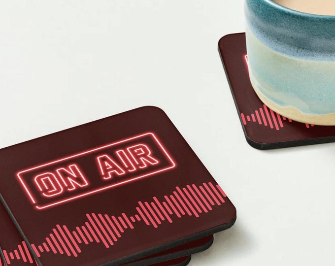 Podcast/Movie/Radio "ON AIR" Coaster