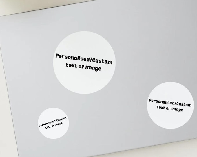 Brilliant Customisable Stickers – Personalised Just for You! | Available in 3 Sizes
