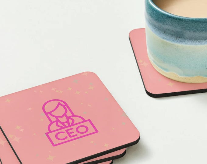 Girl/Woman CEO Coaster