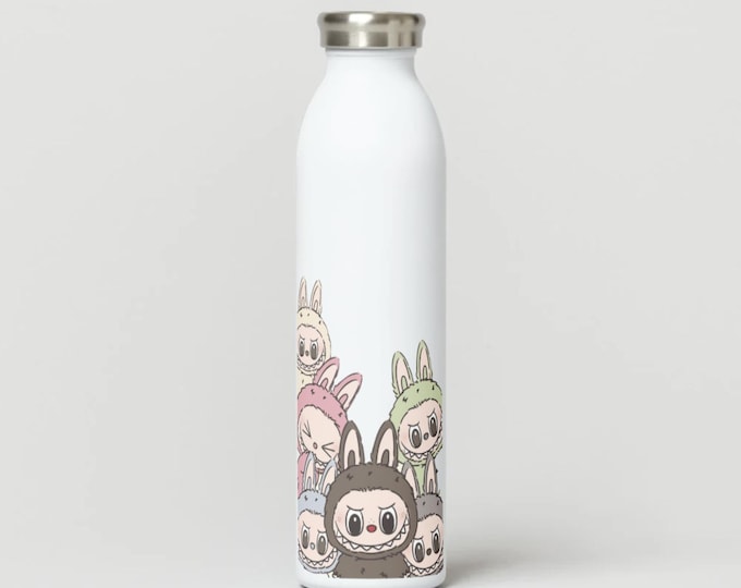 Labubu Water Bottle: Stainless Steel 20oz