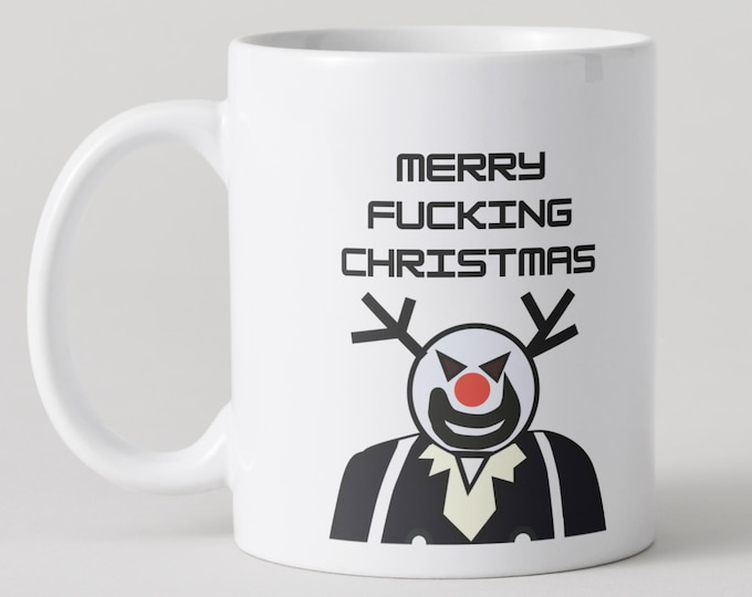 Merry f*cking christmas! Funny festive mug