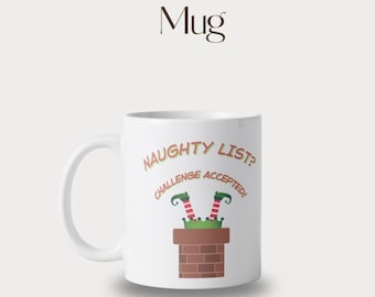 Naughty List Christmas Mug