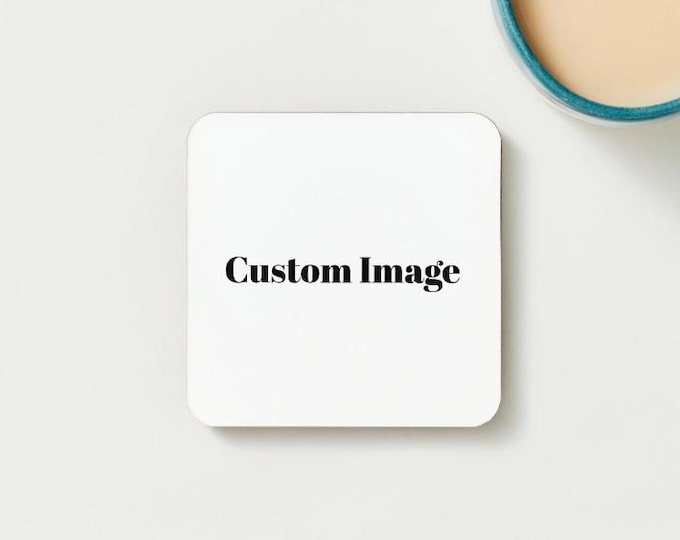 Custom/Personalised Coaster - Image/Colour/Text
