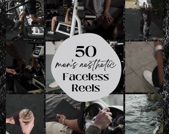 PLR Faceless Instagram Reels for Men with Master Resell Rights (MRR), Men's Faceless Reel Templates, PLR Mens Digital Marketing