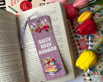 Berry Bookmark with Tassel | Cute Reader's Gift