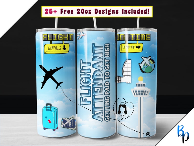 Flight Attendant PNG Tumbler Wrap Digital PNG File Funny Sublimation flight-attendant-png-tumbler-wrap-digital-png-file-funny-sublimation