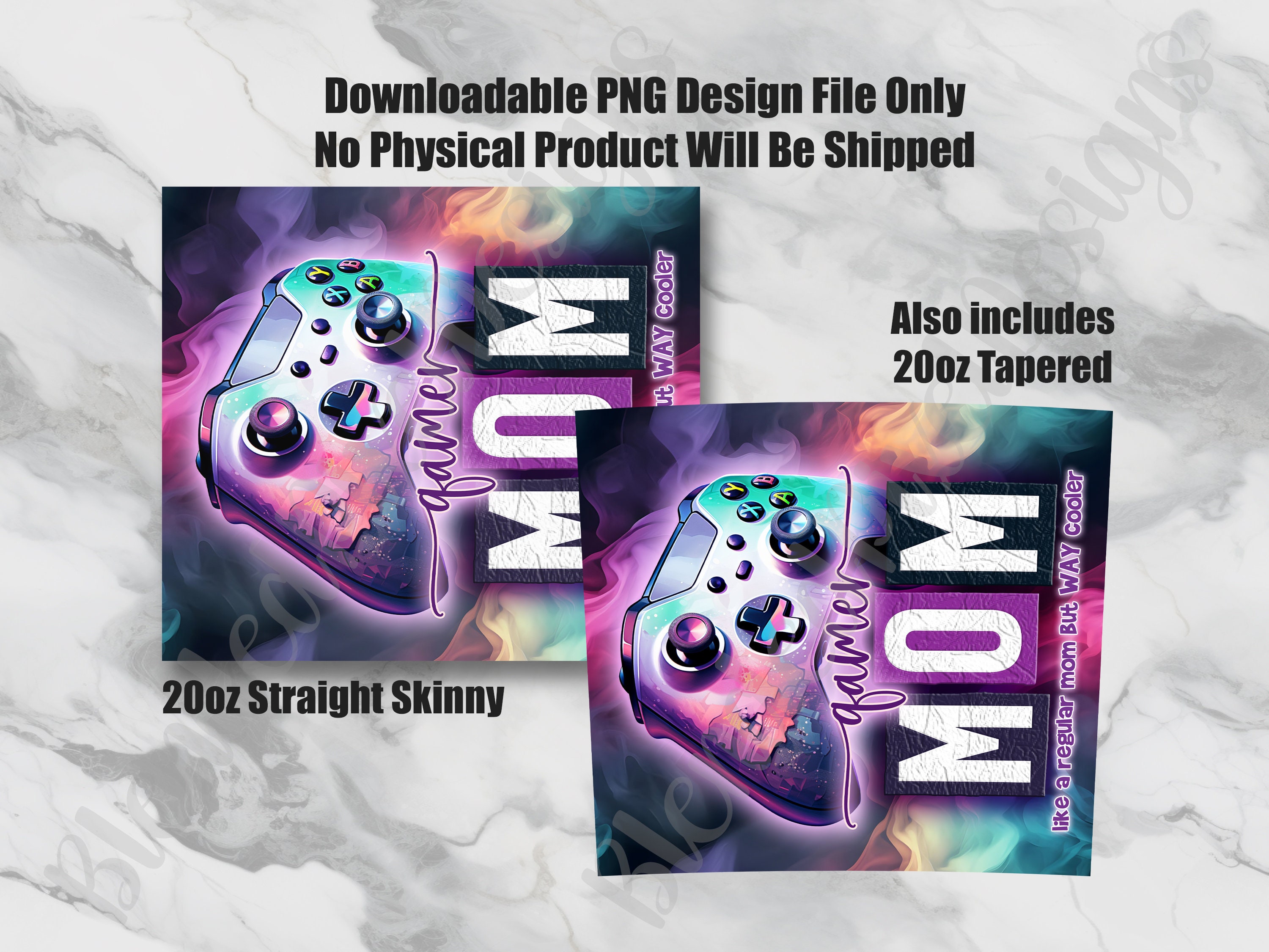20oz Gamer Mom Tumbler Wrap, Seamless Sublime Mama Game Controller ...