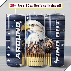FAFO Patriotic Tumbler Wrap, F*** Around and Find Out Digital PNG file for sublimation graphics for 20oz Tumbler wrap, Skinny Tumbler PNG