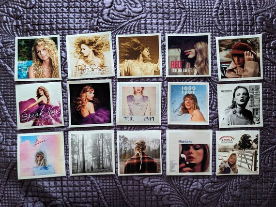 Full Set of 9 Taylor Swift Embroidered Album Patches 