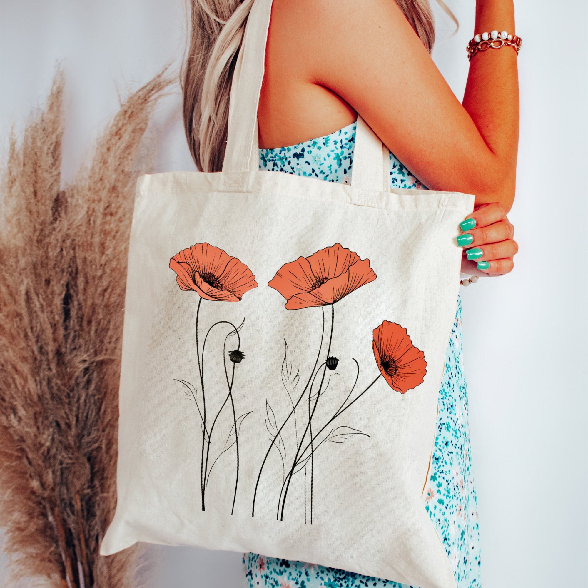 Poppy Tote Bag - Etsy