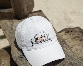 Embroidered Pilates Reformer Hat - Funny Pilates Lover Gift - Gym Workout Hat - Sporty Athletic Baseball Cap - Wellness Gift