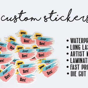Custom Die Cut Stickers