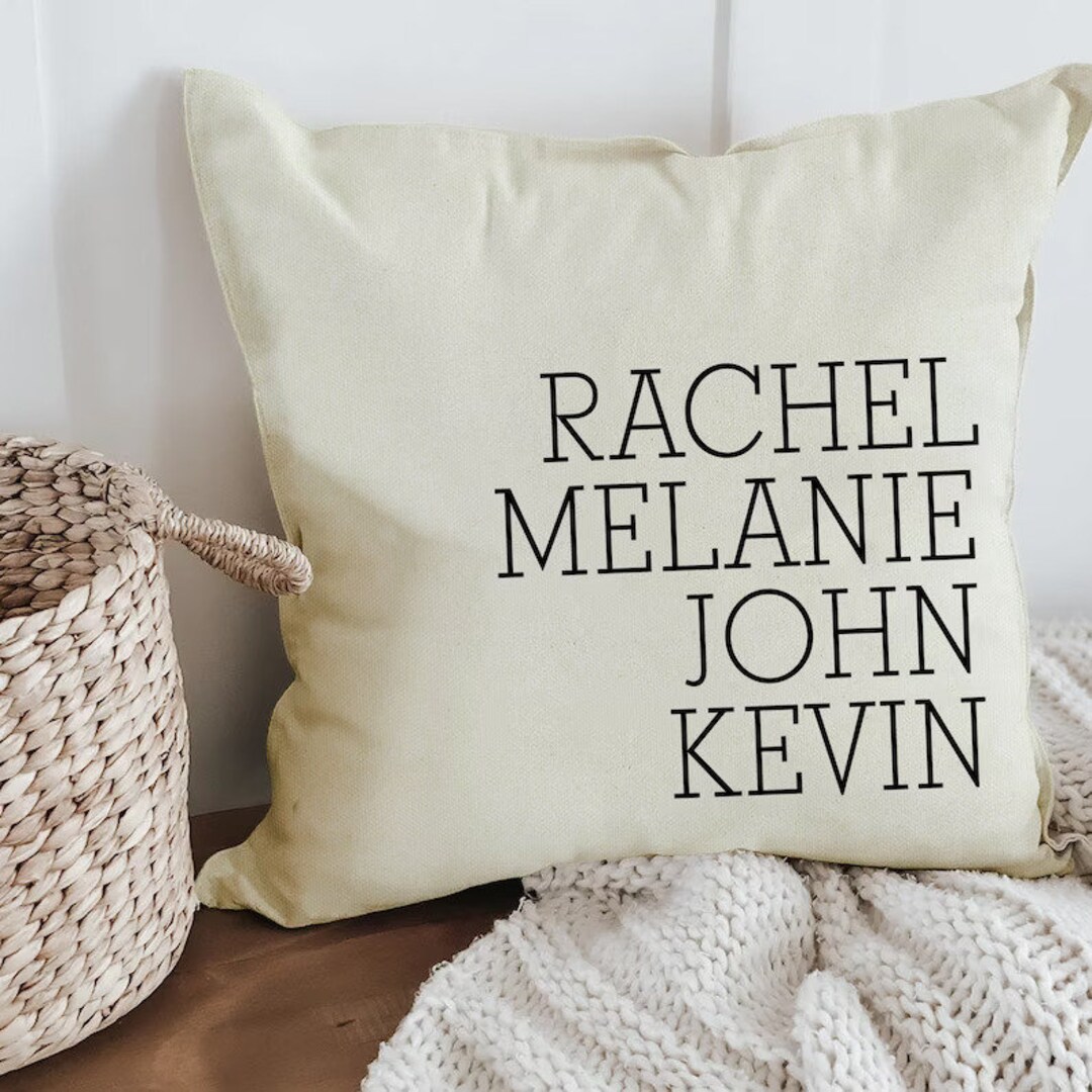 Customize With Names Housewarming Cover Gift,personalized Family Name