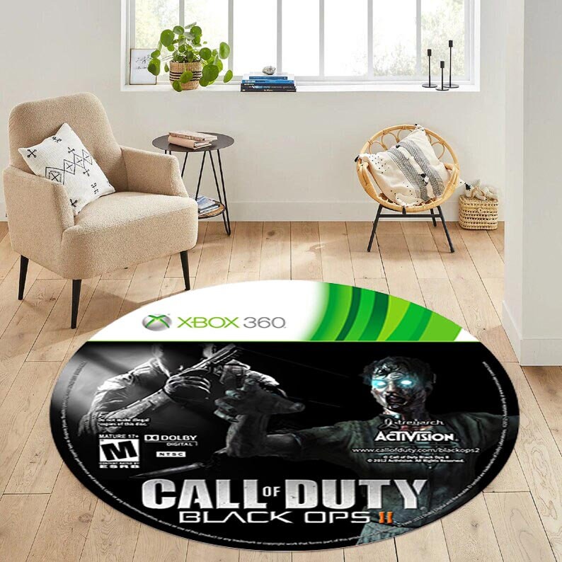 COD Gift, PS2 Rug, Black Ops 2 Rug, PS3 Rug, CD Rug, Call of Duty Rug