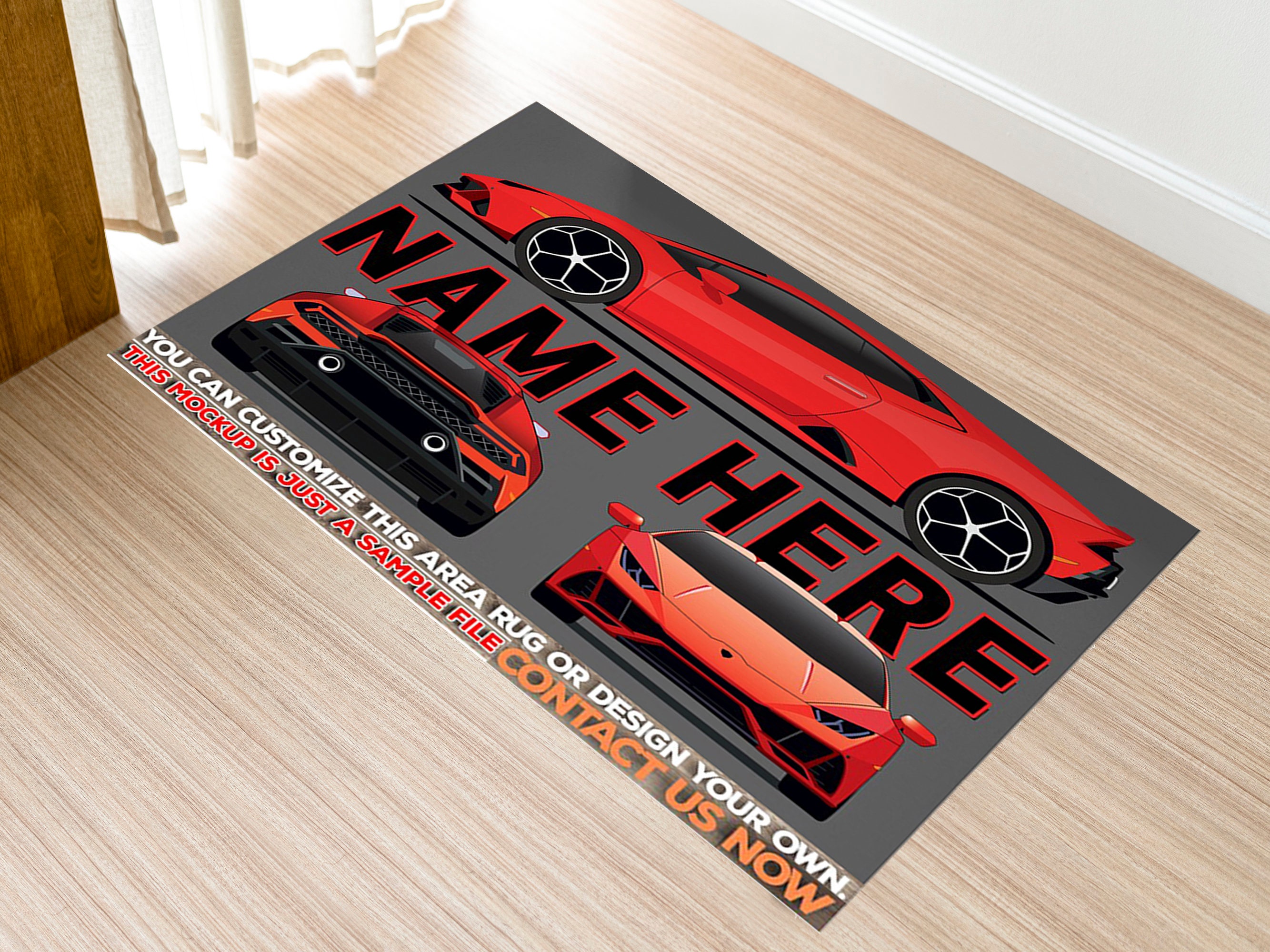 Classic car area on sale rugs