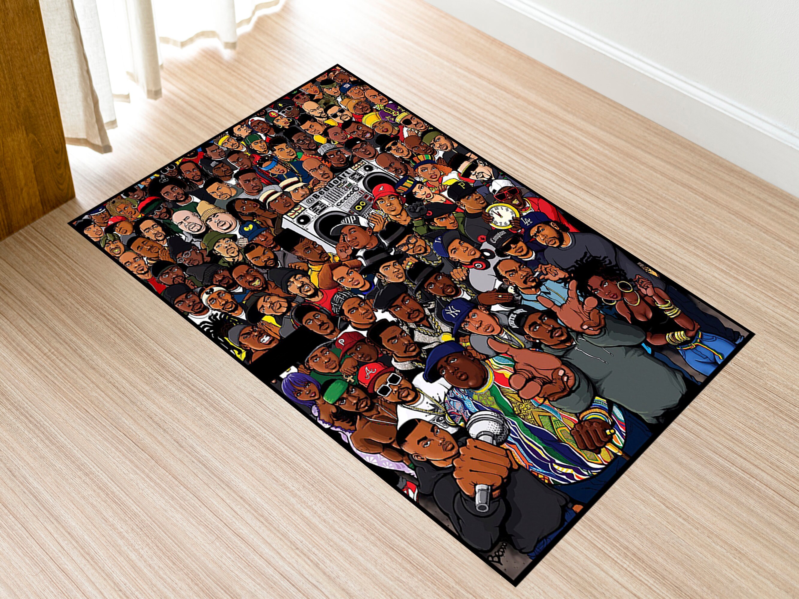 Hip hop sale rug