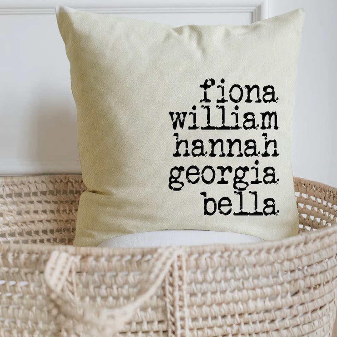 Customize With Names Housewarming Cover Gift,personalized Family Name