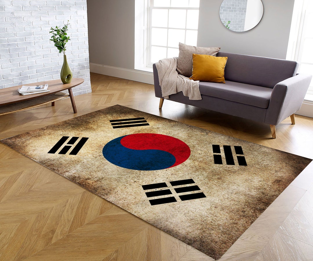 Japan Flag Carpet Japan Flag Vintage Carpet Japan Carpet Etsy