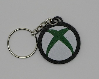 Xbox Logo Keychain - Gamer Gift, Retro Console Keyring