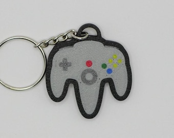 N64 Controller Keychain: Retro Gamer Gift