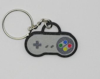 SNES Controller Keychain: Retro Gamer Gift
