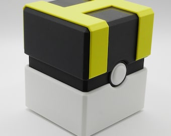 Deckbox Ultra Ball-thema – biedt plaats aan 100 kaarten met sleeve – TCG-organizer | Pokemon | MTG | Yu-Gi-Oh